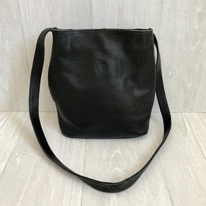 Frye Women's Black Leather Crossbody Purse Medium